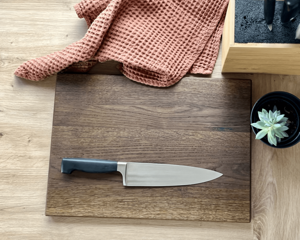 Längsholz-Schneidebrett aus amerikanischem Nussbaum